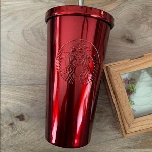 Starbucks aluminum red tumbler